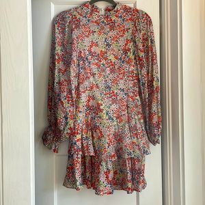 NWT Karlie Kansas Fields Ruffle Dress Size Small